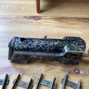 Vintage wind up toy train.  UNTESTED